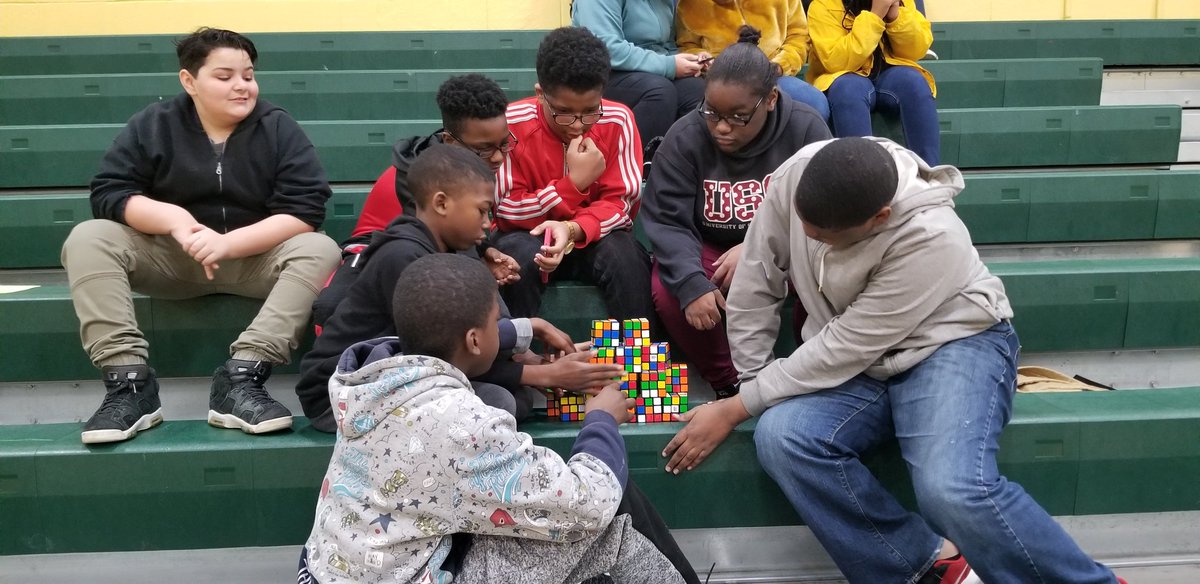 deitramatthews's tweet image. Super excited & enormously PROUD of the students in the #Robotics Club at St. Andrews Middle School! They're about to compete in their 1st Rubik's Cube competition! Go Saints!
#AfterSchoolProgramming
#21stCenturyProgramming #RubiksCube
#SpeedCubing @RichlandOne
@derrickglover97