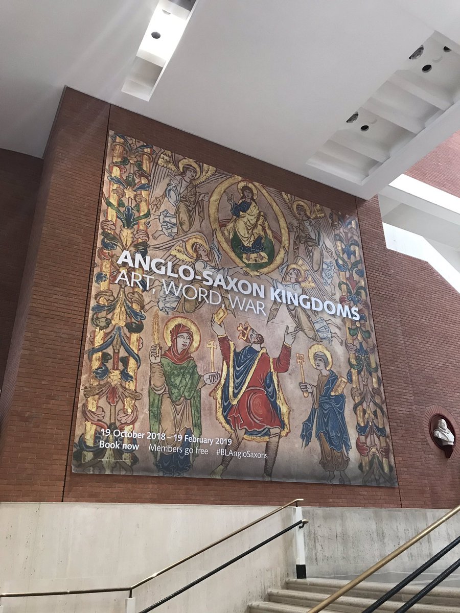 Owen Tromans (@owentromans) on Twitter photo Great visit to <a href="/britishlibrary/">British Library</a> Anglo-Saxon Kingdoms exhibition. Wonderful to see the only manuscript copy of Beowulf in the flesh. Great visit to <a href="/britishlibrary/">British Library</a> Anglo-Saxon Kingdoms exhibition. Wonderful to see the only manuscript copy of Beowulf in the flesh.