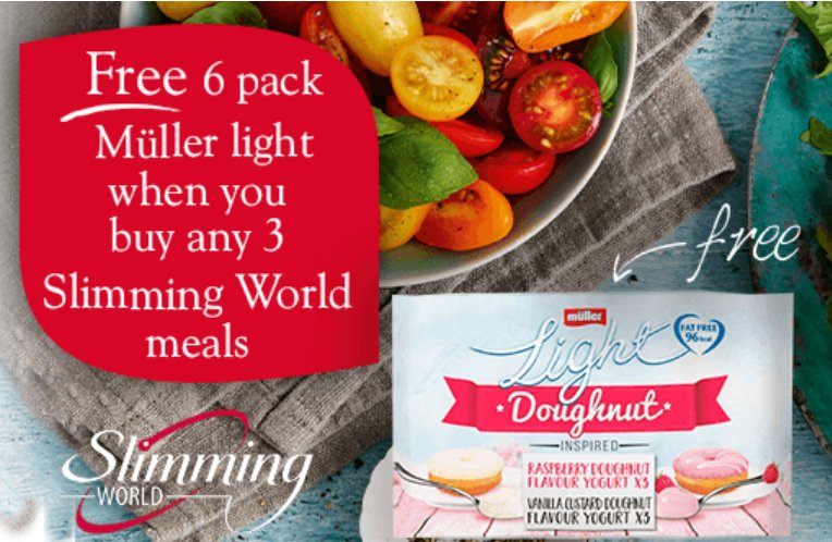IcelandFoods's tweet photo. It's definitely time to cash in on this SWEET deal 😍
Pick up ANY 3 of our @SlimmingWorld products and get a FREE 6 pack of Muller Light 😏🥄
Because... YUM 😋
https://t.co/DH0W8LkztG
#IcelandsNewYearSolutions https://t.co/mkGpgfV3Xd