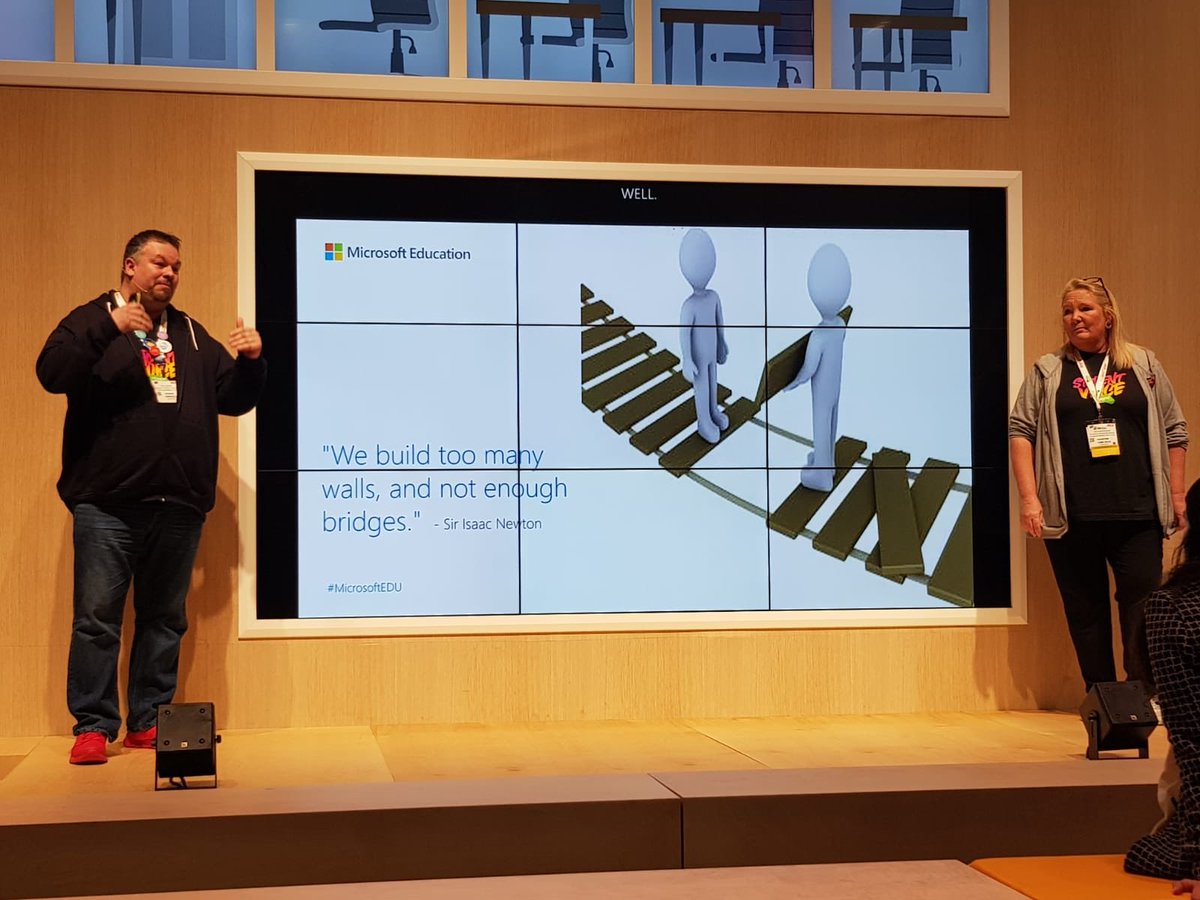 ‘We build too many walls, and not enough bridges’. Conference day 4 at the <a href="/Bett_show/">Bett Global</a>. #Inspiral #GlobalEducation