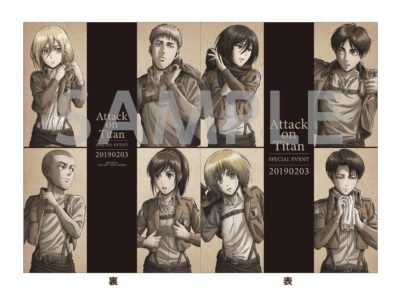 AOT_info's tweet photo. [굿즈]
Attack on Titan SPECIAL EVENT 회장 판매굿즈 안내입니다.
https://t.co/hPvD6jJAHS
+
팜플렛
2000엔(세금포함) https://t.co/8Xr9GYgC9j