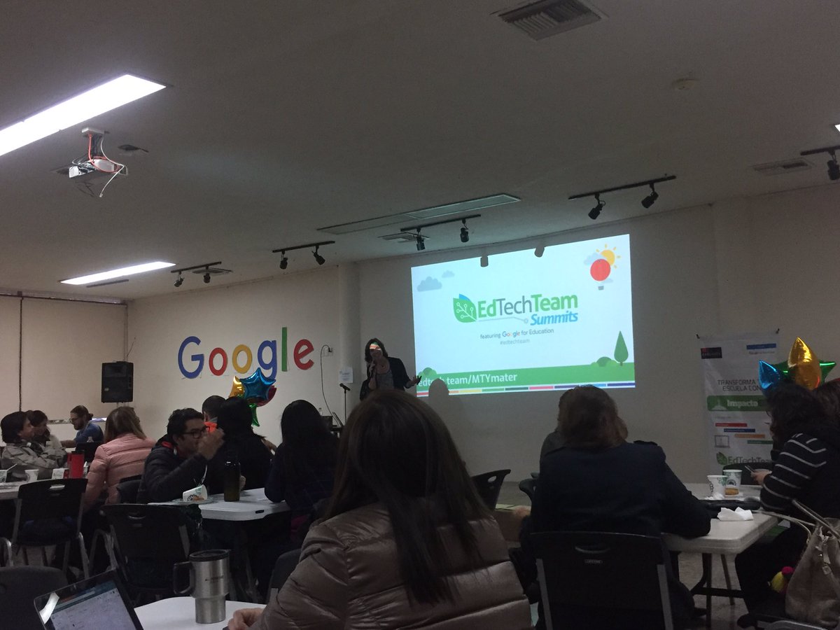 msakramer's tweet photo. @EdTechTeammex Day 2!! Bright and early, here we go! #MTYmater2019 https://t.co/JhQN58njXd