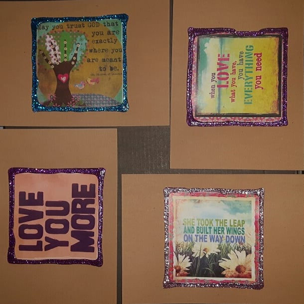 Primaloona's tweet photo. Upcycling... @flow_magazin one of your gifts has a new life as an postcard 😊
#enjoyyourlife #LifeIsBeautiful #happiness #becreative #flow #flowmagazin #postcards #glittermakesmehappy #makeyourfriendshappy #sendpostcards https://t.co/qrbCe3T63d