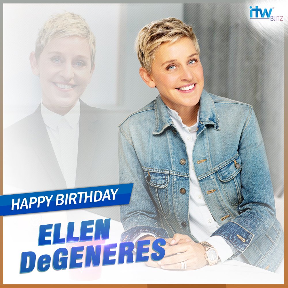 Ellen Degeneres's Birthday Celebration HappyBday.to