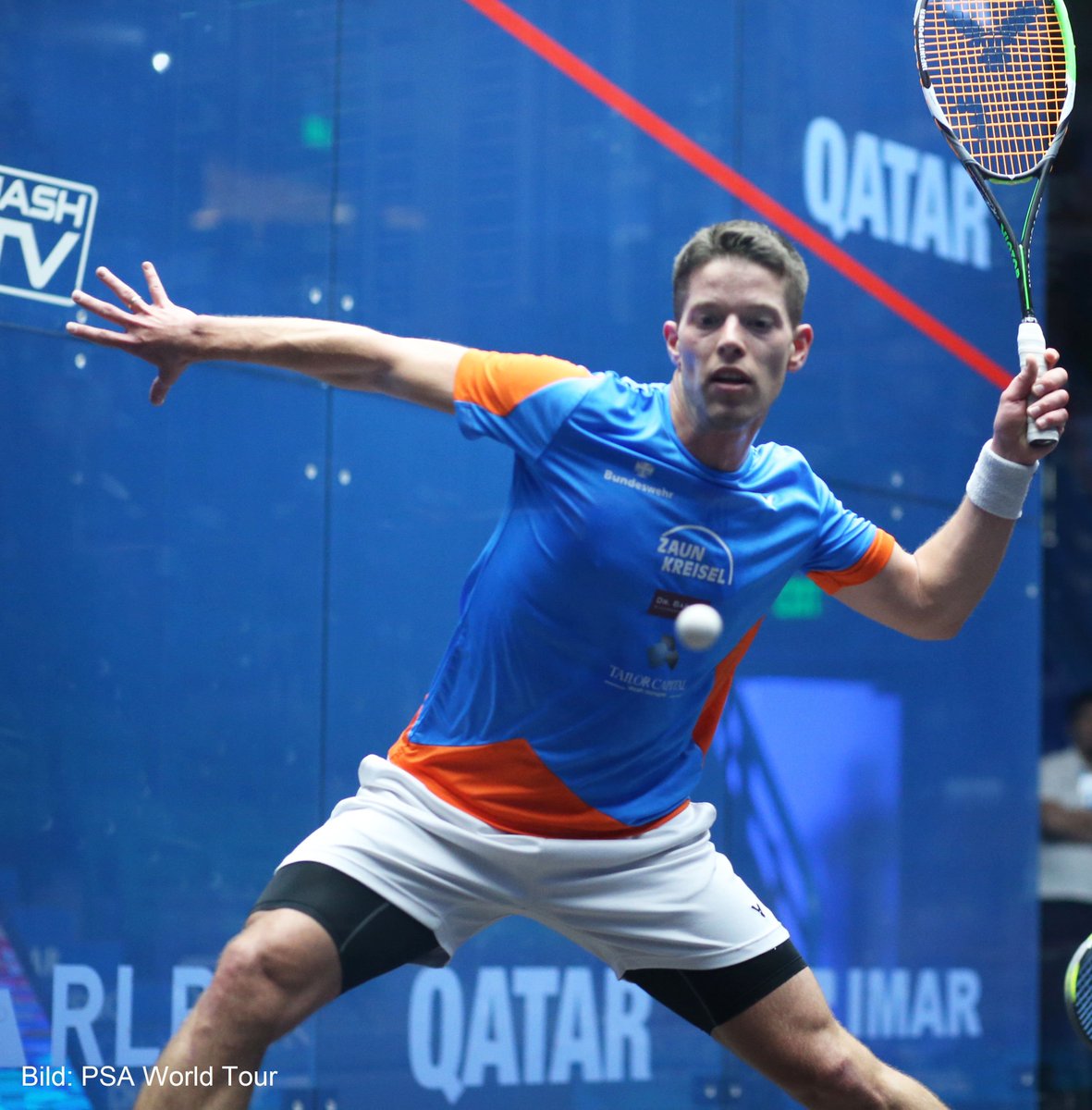 Raphael Kandra <a href="/raphkandra/">Raphael Kandra</a> im DSQV-Interview: "Das nächste Ziel sind die TOP 10". Lest das ganze Interview mit dem aktuellen Deutschen Einzelmeister der Herren hier: dsqv.de 
Bild: PSA World Tour
#dsqv #squashpro #interview #kandra #raphael