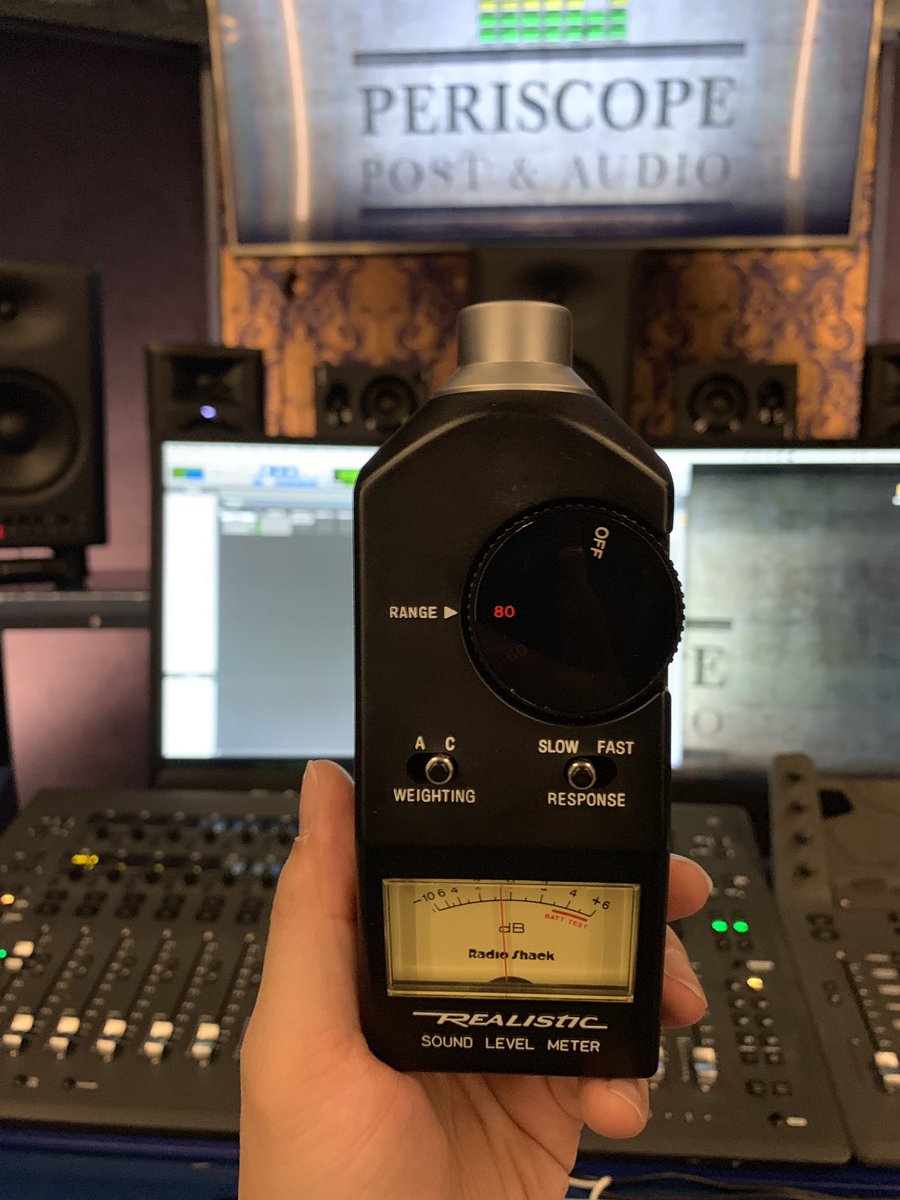 BeLikeSound's tweet photo. Making sure the speakers are calibrated before the start of a new project. #analog #splmeter #oldschool #radioshack #periscopepa https://t.co/psgNzuwMYt