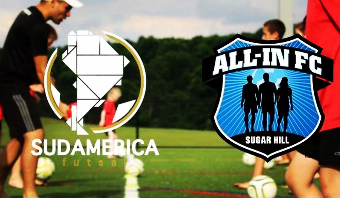 All_InFC's tweet photo. ALL-IN FC is excited to partner with Sudamerica Futsal for 
#SpringFutsal !

Registration and Information -> https://t.co/Pcyr4D84bm

#Community #WorkingTogether #MakingDifferenceMakers #SudamericaFutsal #ALLINFC #WEAreALLINFC #ALLINFCFamily #TeamGA #TheBeautifulGame https://t.co/yrmjSHsmFI