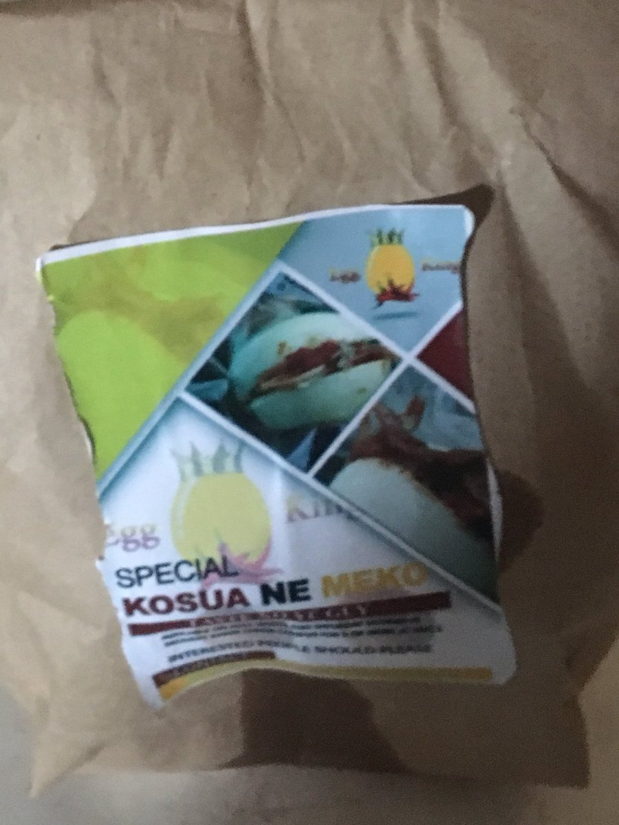 PRettY_EwE_LaDy's tweet photo. So @egg___king surprised me with some kosua moko today. And his fine self delivered it. And it tastes awesome. I love it!! Order some you definitely won't regret it. 👌🏾Thanks darling. 🤗😘😘😘 https://t.co/y1jUEML7dG