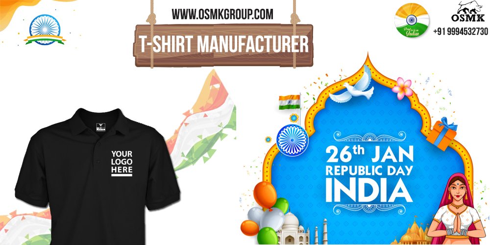 osmkgroup's tweet photo. Proud to Be an Indian ..!!! Happy Republic Day...!! Jai Hind. OSMK T-shirt Manufacturer .. Wish you all . More info - https://t.co/gOKypD1jiO #osmk #tshirtmanufacturer #customisedtees #couplestees #polotshirt #corporatetshirtmanufacturer #tshirtexporter #RepublicDay2019 https://t.co/0qDIiVtOKn