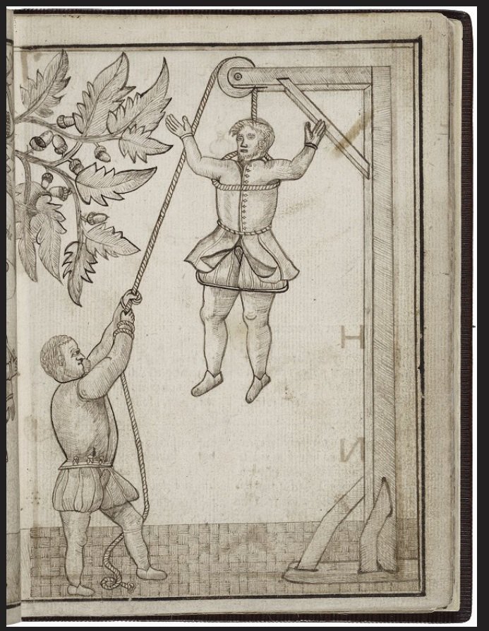 Brodie_Waddell's tweet photo. A seventeenth-century execution gone wrong? Or just a couple of buddies having fun? 🍆#folgerfinds
https://t.co/mxKnGpqDxk https://t.co/ksobbQU7Sl