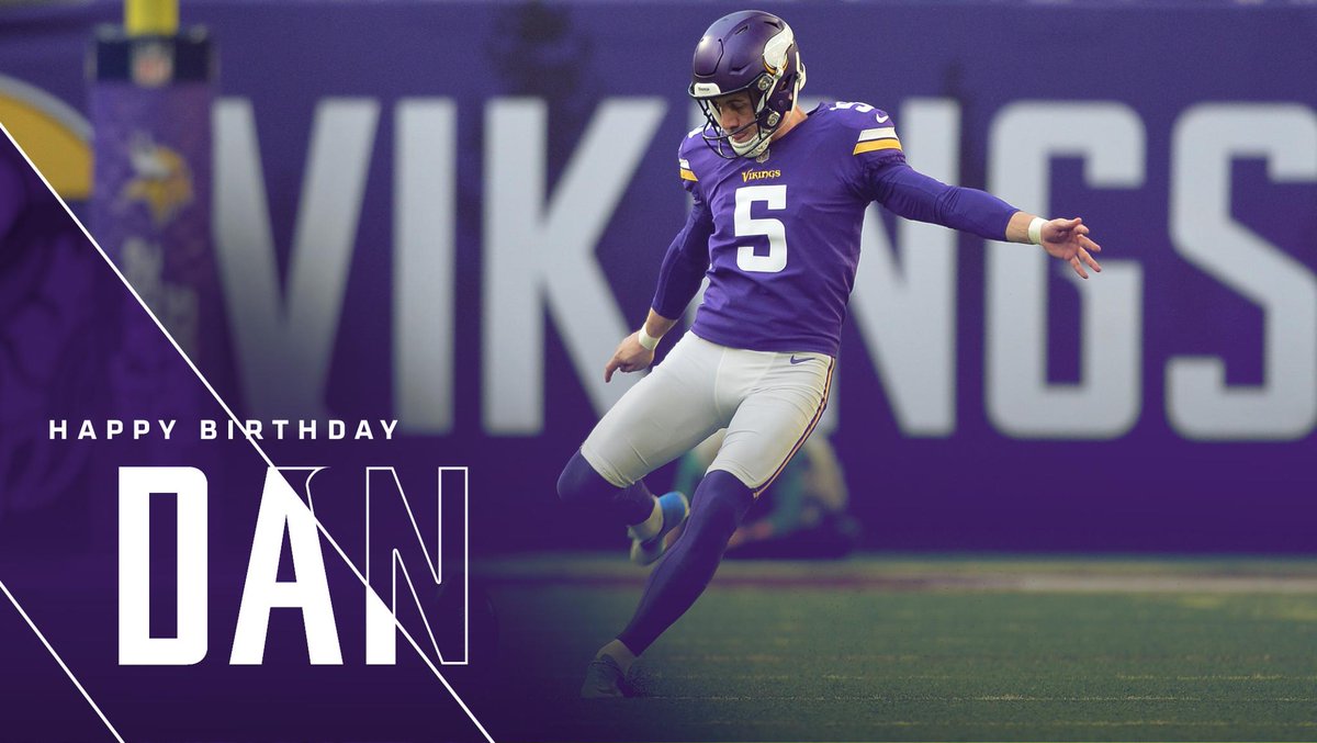 Happy Birthday Dan Bailey! 🎂  #Skol https://t.co/UQgHWnHt60