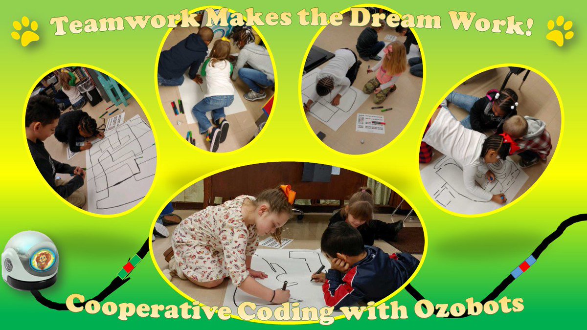 beazley_itrt's tweet image. Fun Friday - Free Coding! Beazley 1st Grade Lions 🦁
#ozobots #freecoding #codingrocks #teamworkmakesthedreamwork #teamwork #ROAR