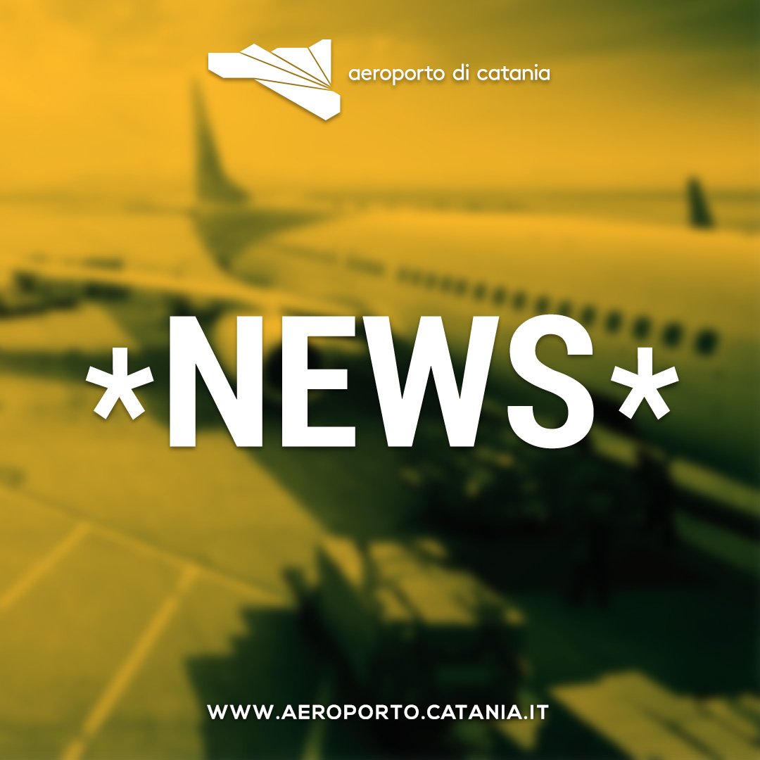 CTAairport's tweet photo. 🔴🔴Causa eruzione #Etna, lo spazio aereo dell'Aeroporto di Catania RIMANE CHIUSO fino alle ore 11 di DOMENICA 27 GENNAIO. 
Nessun volo potrà quindi atterrare o partire da #CTAairport.Per QUALSIASI informazione su singoli voli rivolgersi a compagnie aeree. https://t.co/0UhJW0CVJO https://t.co/UcVc1TwB6t