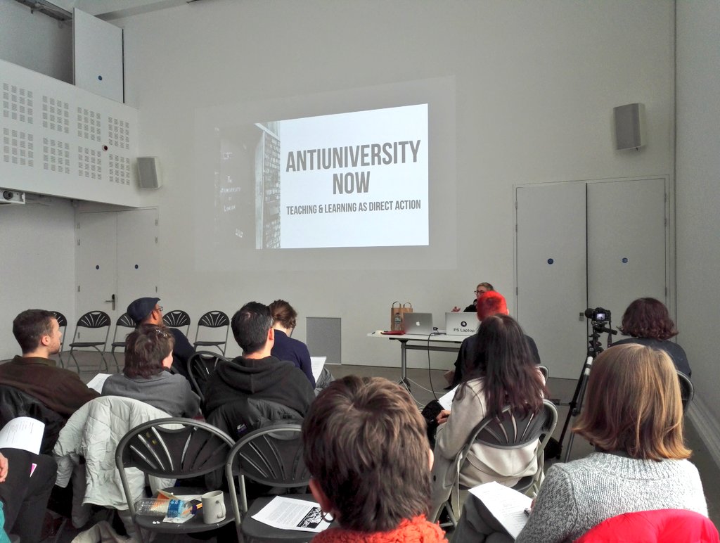 rachmarsden's tweet photo. "Turning dialogue into action, otherwise it's bullshit" - @antiuniversity @RuskinRadical @theruskin #radicalpractices https://t.co/xUM6UNgB2g