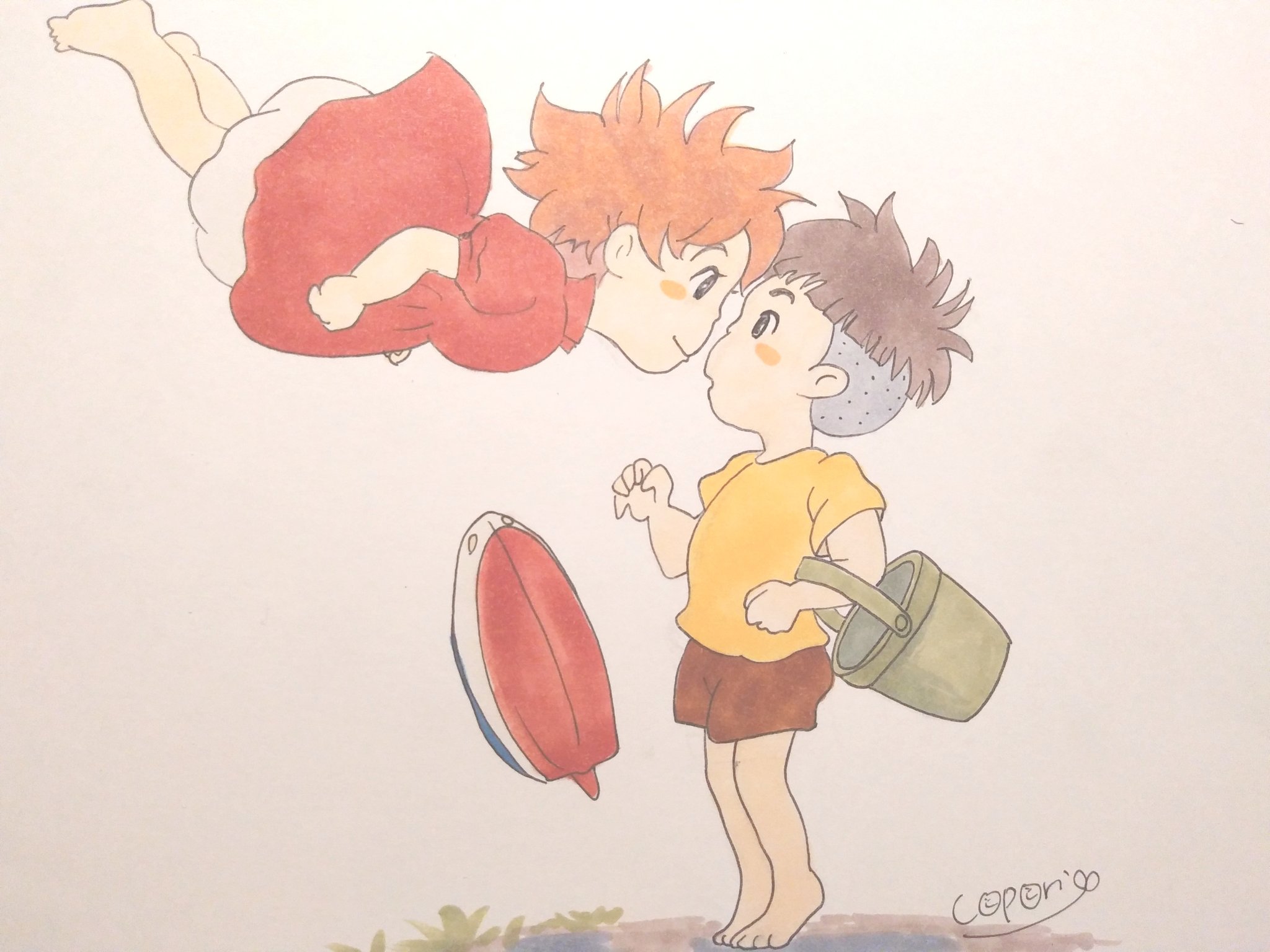 ろあぽっぽ ポニョとそうすけ うまくかけなかったわ ろあぽっぽ ポニョとそうすけ うまくかけなかったわ