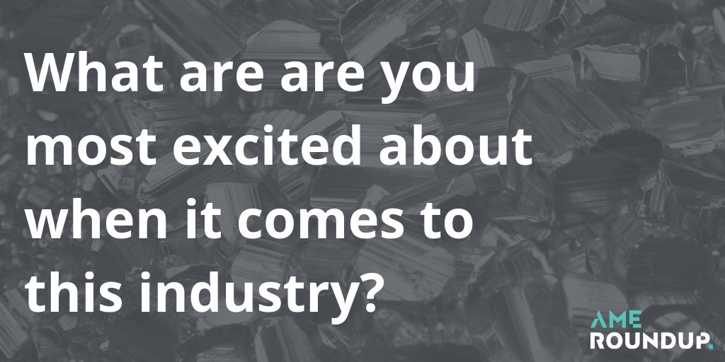 AME_BC's tweet photo. "New technology. Throughout our industry most discoveries have been made using old fashioned prospecting, sampling, geophysics and drilling. We are now seeing new technologies that can move the dial in terms of discovering new deposits." #AMEQA #AMERoundup #innovation https://t.co/gKZWl0lvbh