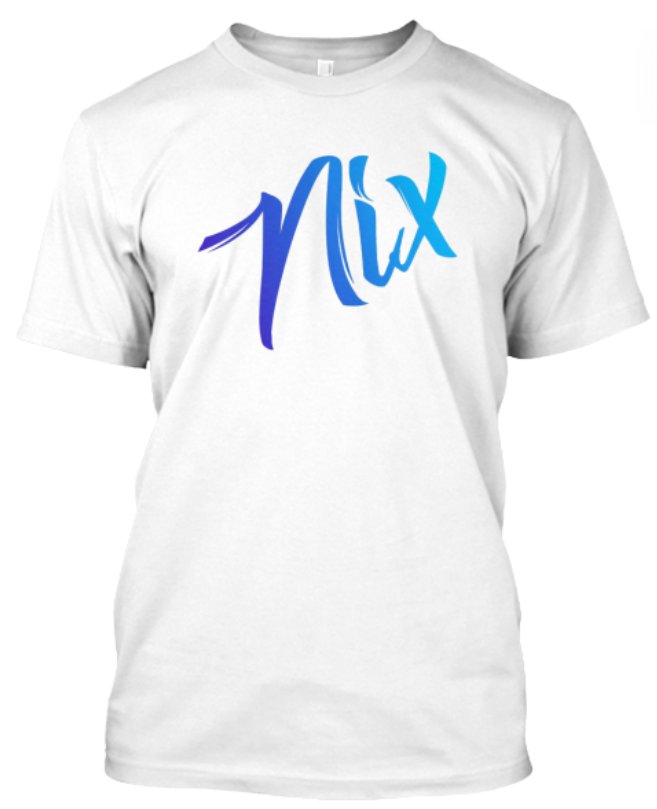 CuzznDread's tweet photo. “NIX Blue Signature” is Today’s Featured Item in The BOB Shop.
Available in sizes S-3XL.
We accept lots of #crypto as payment, including $NIX $BTC $LTC $NEM $ZILLA+more
You can find us in the #NIXmarketplace or at https://t.co/ZpVv2B3RgF
#BOBshop #NIXmerch https://t.co/1WyzeY9Jr3