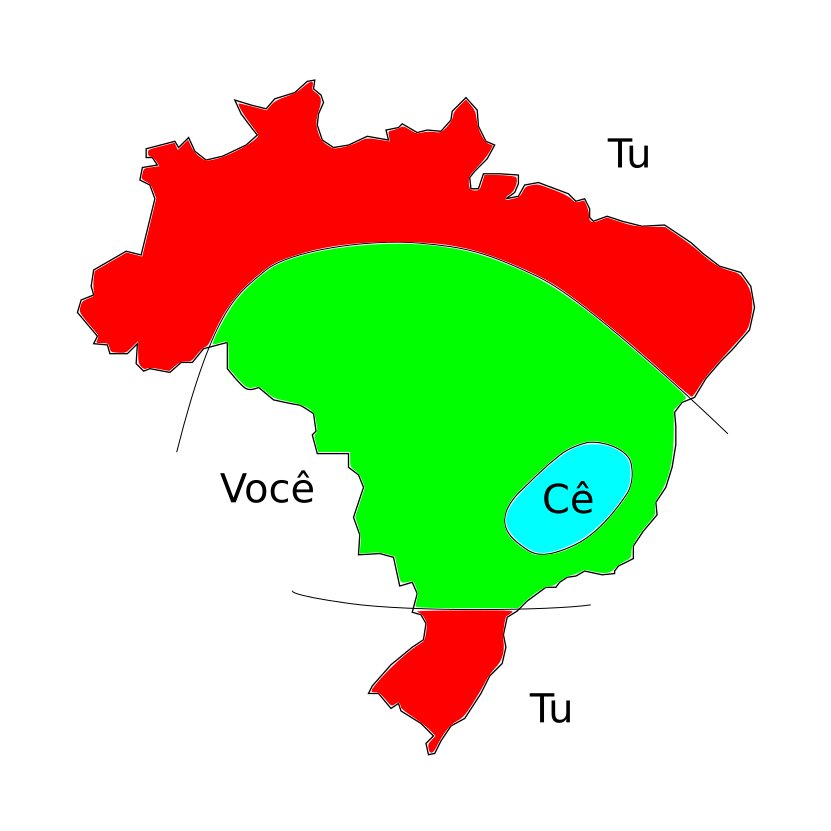 É sábado e eu tô com tempo pra fazer mapas que realmente interessam...