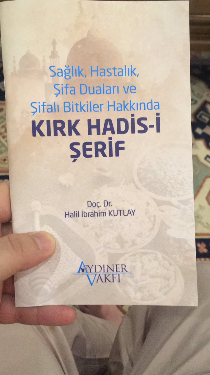 laststubborn's tweet photo. Aydıner Vakfı olarak Doç. Dr. Halil İbrahim Kutlay hocamızın sahih hadislerden derlediği Sağlık, Hastalık, Şifa Duaları ve Şifalı Bitkiler Hakkında 40 Hadis kitabını Ecz. Mustafa Aydınerin vakfiyesi olarak yayınlamak nasip oldu elhamdülillah. https://t.co/0Xd676l0Zx