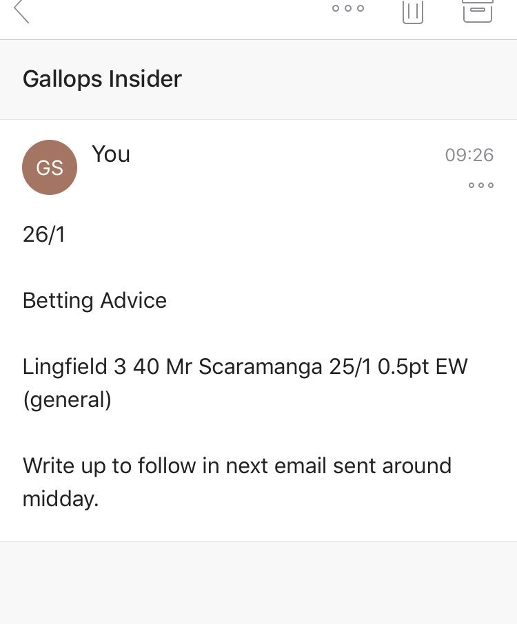Gallops Insider tweet media