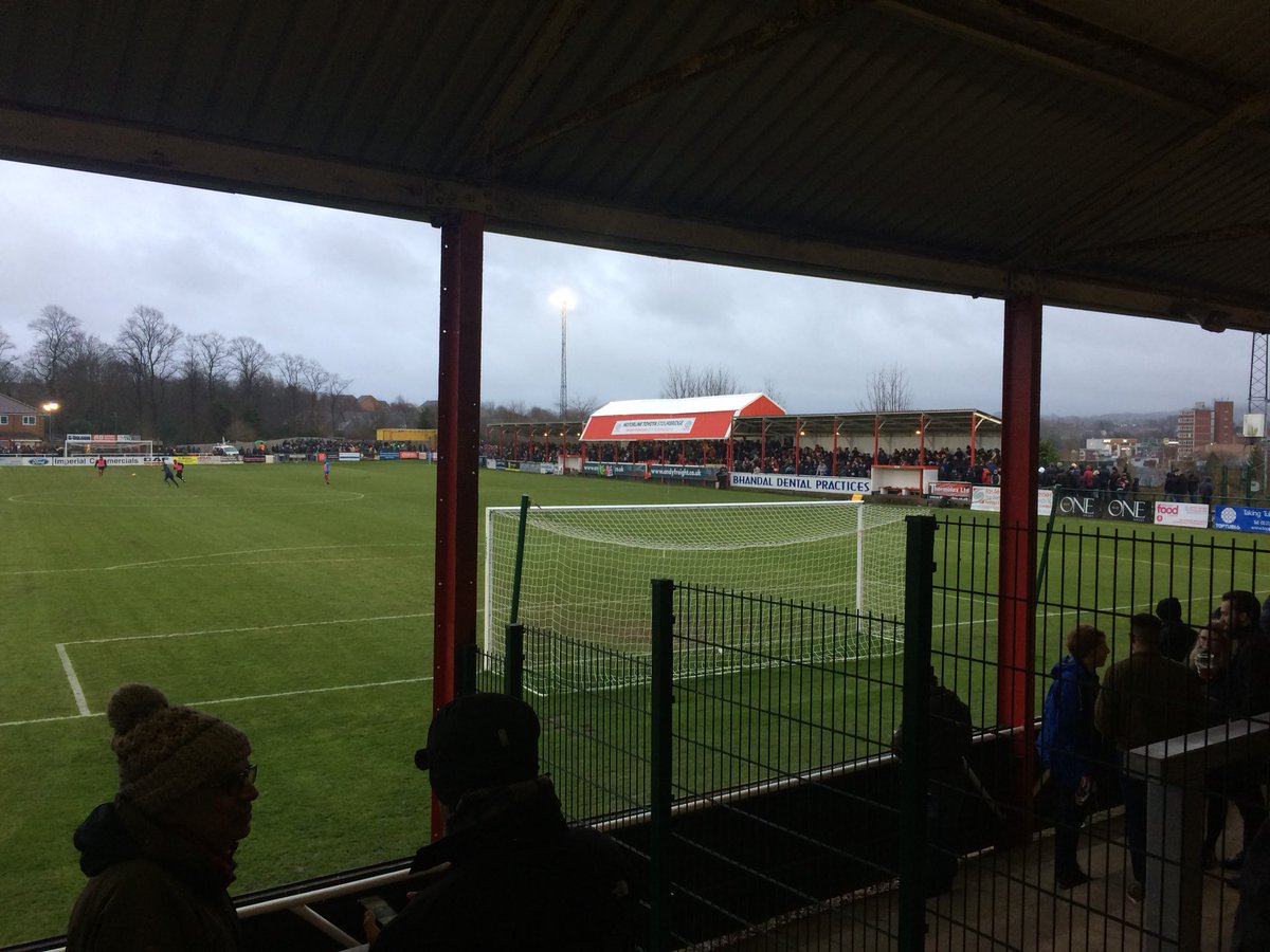 NNBNLtd's tweet photo. #mymatchdayview @KTFCOfficial may get a bit noisy this half in here https://t.co/GQM3Uj94aW