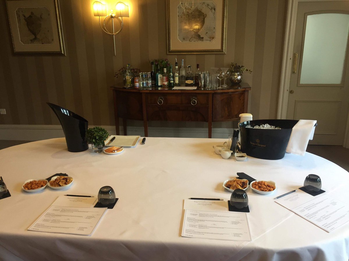 Our Bar manager Bence did a brilliant cocktail masterclass for these lovely ladies. They enjoyed it so much 🍸 <a href="/BrockencoteHall/">Brockencote Hall</a> #cocktail #masterclass #personaltouch