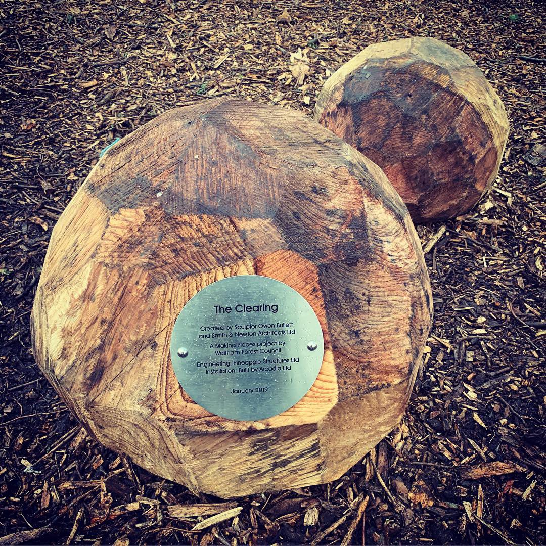 beardy_vegan's tweet image. The Clearing, a new art installation in Low Hall Woods behind St James Park.