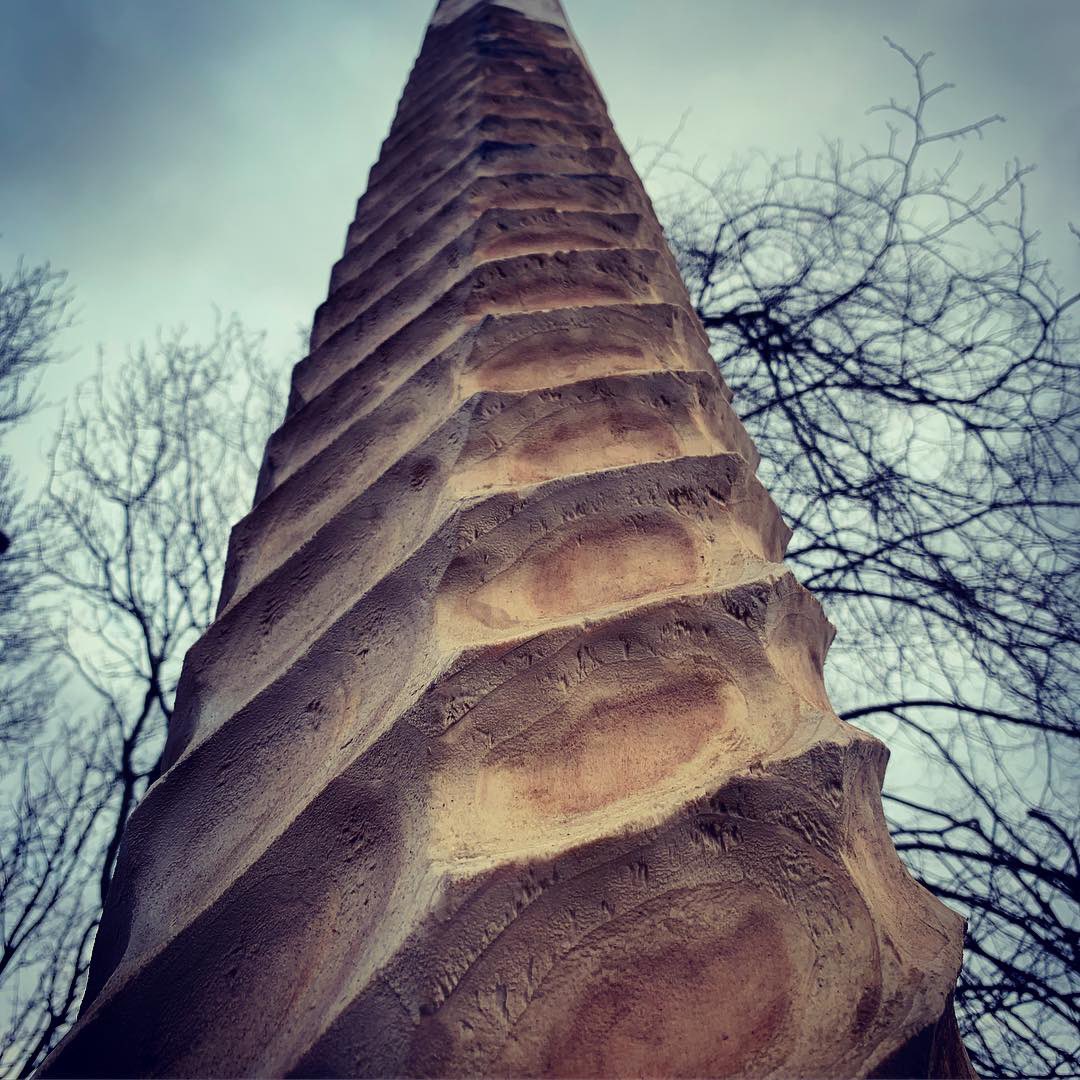 beardy_vegan's tweet image. The Clearing, a new art installation in Low Hall Woods behind St James Park.