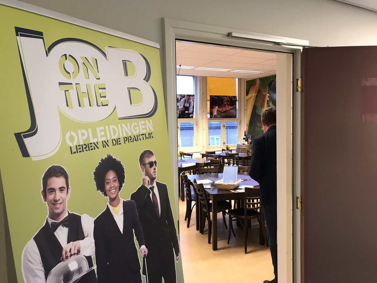 Mooi om achter de schermen een bijdrage te mogen leveren aan het onder de aandacht brengen van #hybrideleren door #hospitalitybedrijven en @rocvanamsterdam #opendag #pps #wijzijnkatapult #hospitality #mbo #amsterdam #marketing