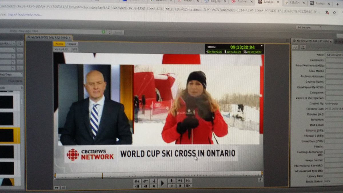 MattCullenLive's tweet photo. Big shout out to @sjurksztowicz for the tee-up for #SkiCross at Blue Mountain on @CBCNews Network this morning . Braving the -15 like it was nothing! @cbcsports @CBCOlympics #RTTOG https://t.co/3CWPZiG1Tn