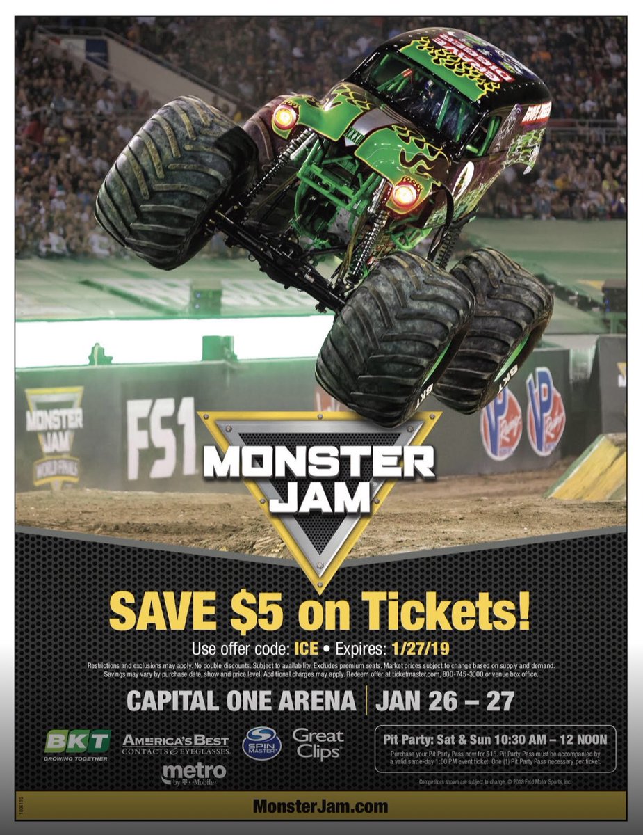 TheMillBuzz's tweet photo. Join us today for Monster Jam! We are excited and can’t wait!
.
.
.
.
#monsterjam #parenting #kidfun #familyfun #familynight https://t.co/rWqm6cl2YA