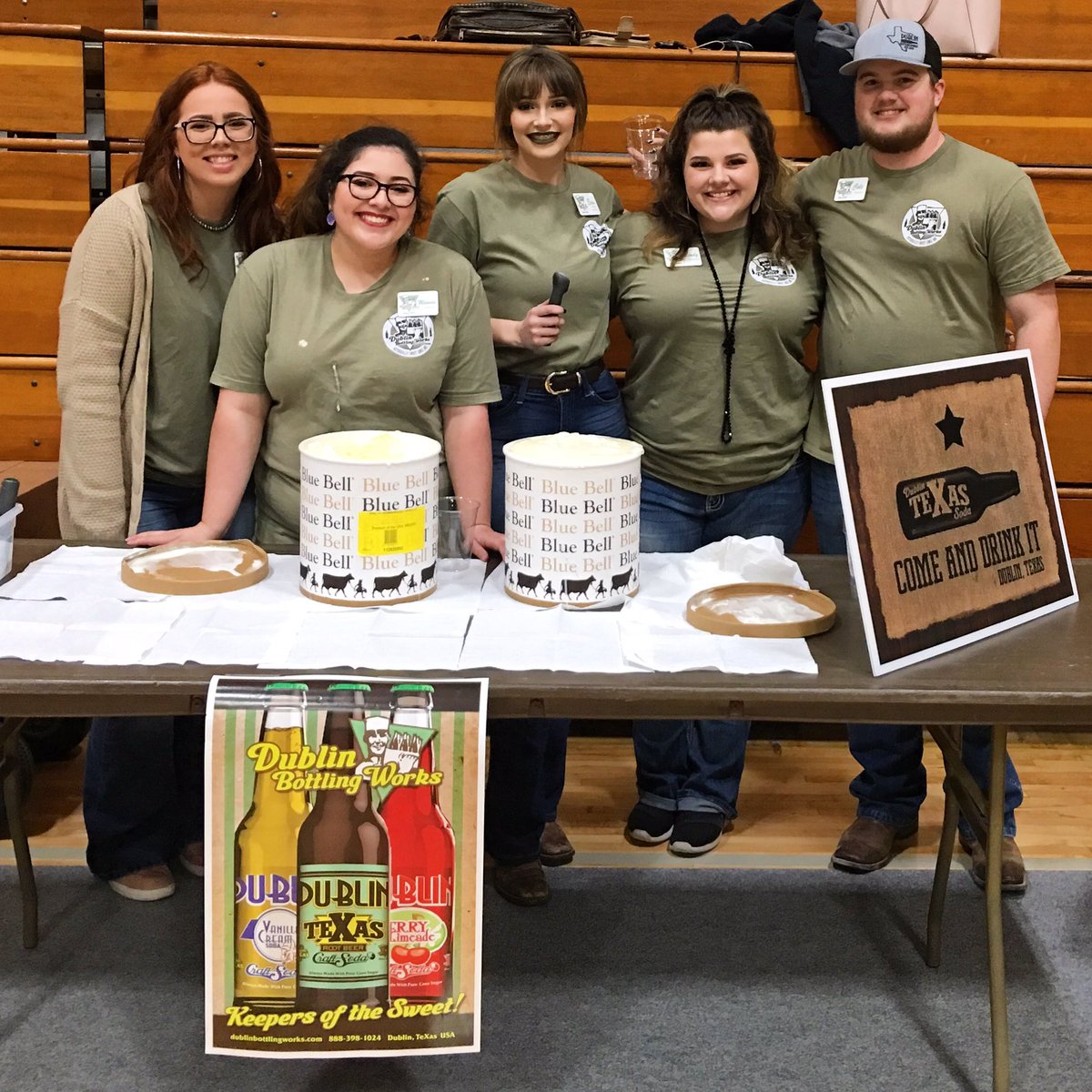 Soda Jerks serving Dublin TeXas Rootbeer floats <a href="/tarletonstate/">Tarleton State University</a> ‘s Dublin Night! #dublinsoda