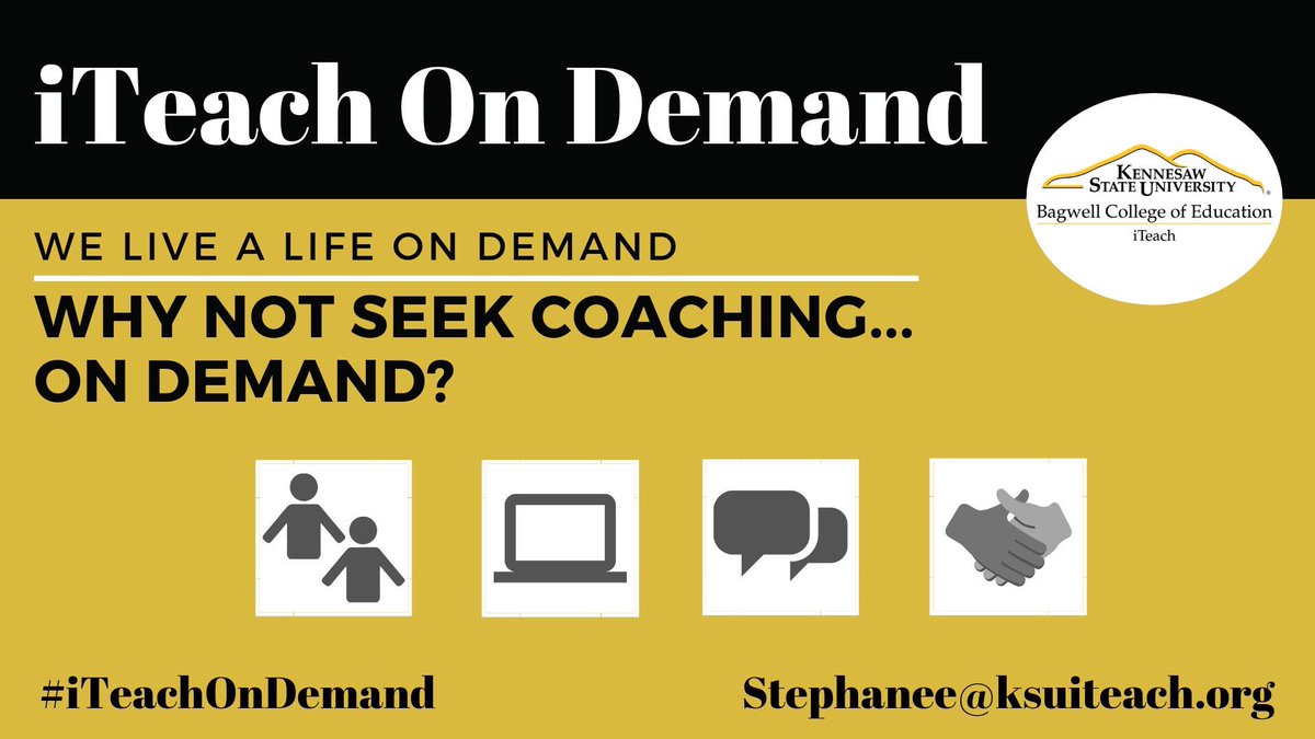 #iTeachOnDemand Means that educators can now access peer coaching and support in real time. We live a life full of instant access to the things we want and need...@Uber @netflix @LiveHealth @Instacart It’s time to empower Teachers in the same way!