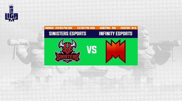 Hoy tenemos nuestro primer encuentro del Grupo B donde se enfrenta <a href="/SinistersCR/">Sardanápalos</a> VS @Inf_EsportsCR ¿Quien obtendra el liderato en el grupo en esta primera ronda? Esta noche a las 20:00 MX 💥
