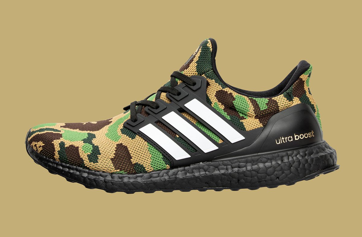 Bape x Adidas UB Camo Green Releases 