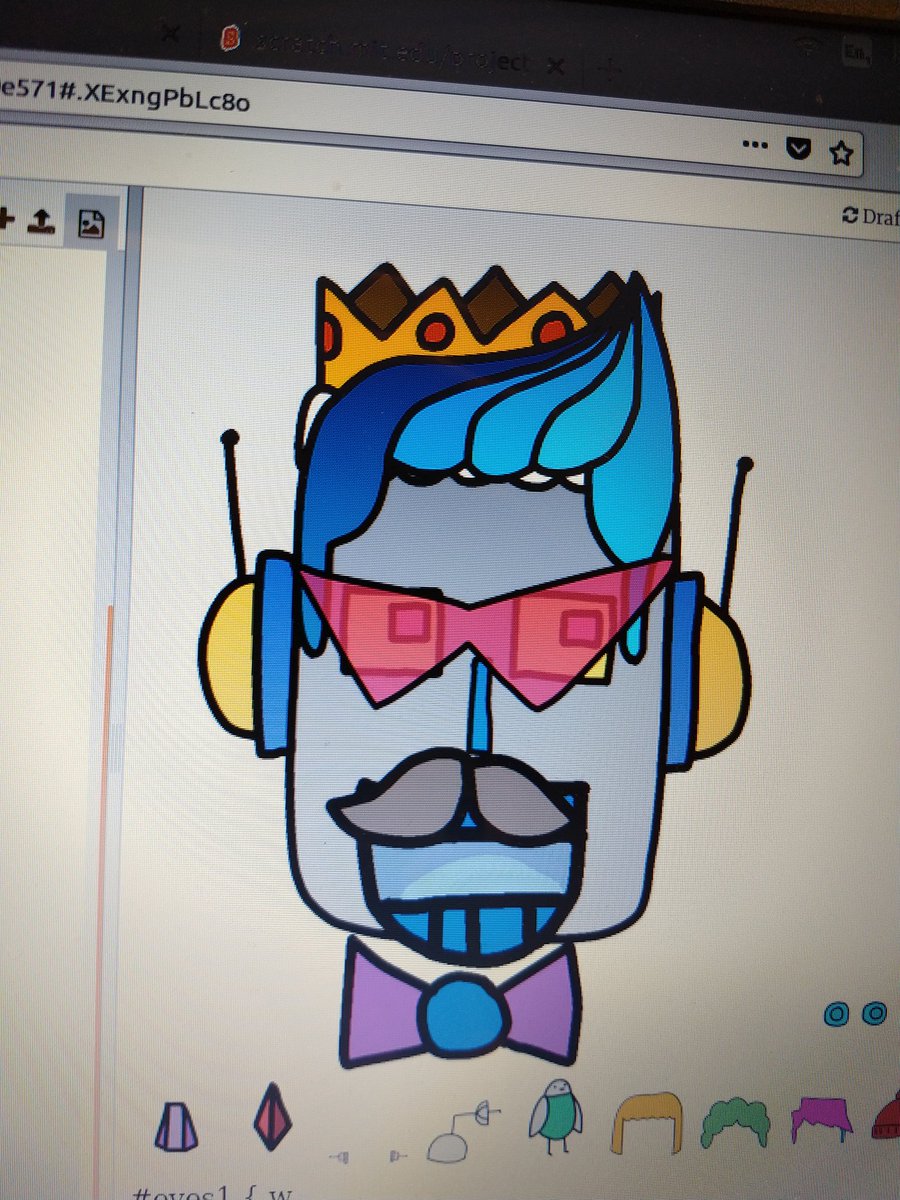 liverpoolcode's tweet image. Great fun making our robot heads with CSS / html