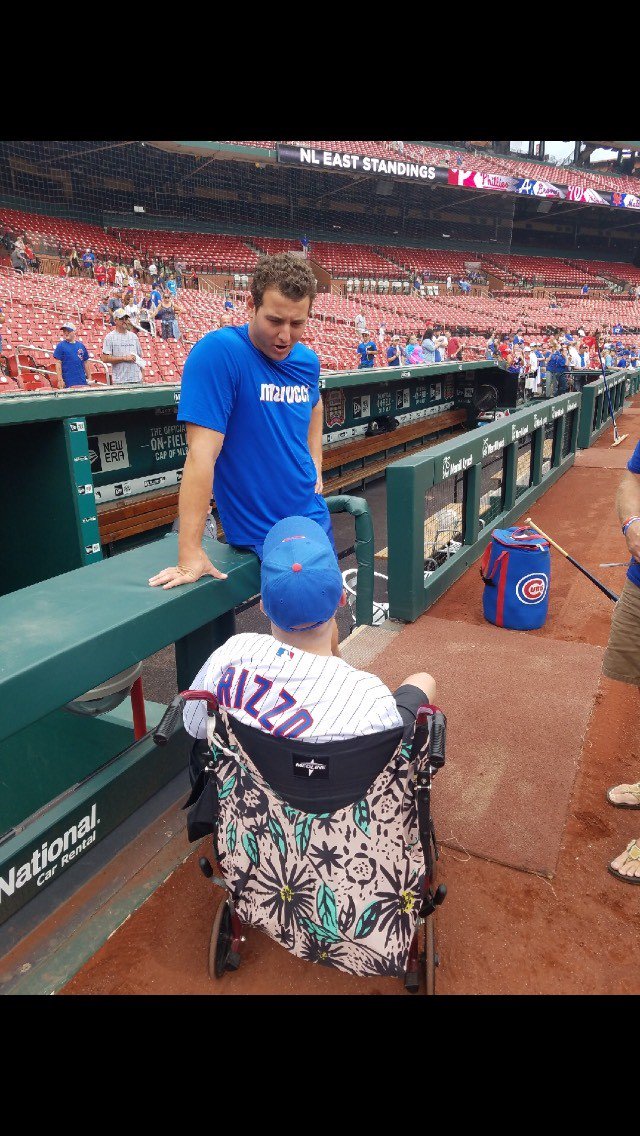 ARizzo44's tweet photo. Just heard of the passing of Tanner. Tanner you were one strong kid who fought till the end. It was a pleasure getting to meet you. You will always be my hero. My condolences to the entire Gillen Family. #TannerTough https://t.co/tLSzeoyvN3