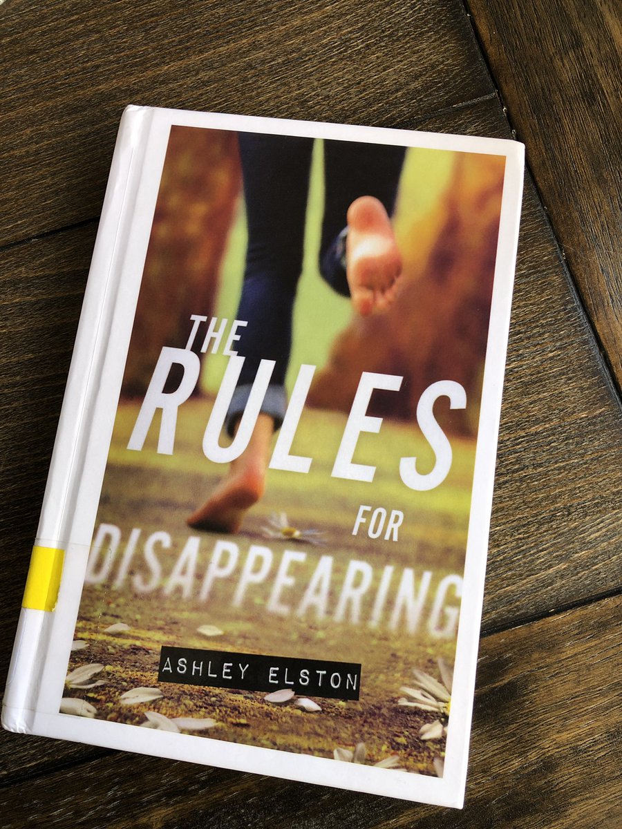Just finished “The Rules for Disappearing” and can’t wait to start the sequel when it returns to my library!! Our Pinkston girls’ book club is reading it now too. Love <a href="/ashley_elston/">Ashley Elston</a>’s writing!! Come and check them out <a href="/pmslibrary12/">PinkstonMediaCenter</a> <a href="/Dr_JakeLong/">Jake Long</a> <a href="/PinkstonMiddle/">Pinkston Middle</a>