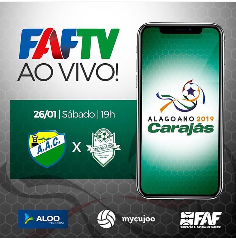 fafalagoas's tweet photo. HOJE TEM! Logo mais à noite tem Alagoano 2019 na FAFTV. Coruripe x Dimensão Capela, às 19h, direto do Estádio Gerson Amaral. Bora torcer!
Na transmissão, excepcionalmente, não haverá narração. #alagoano2019 #carajas #alootelecom #faftv #coruripe #dimensaocapela #futeboldealagoas https://t.co/UVcBRJVnXj