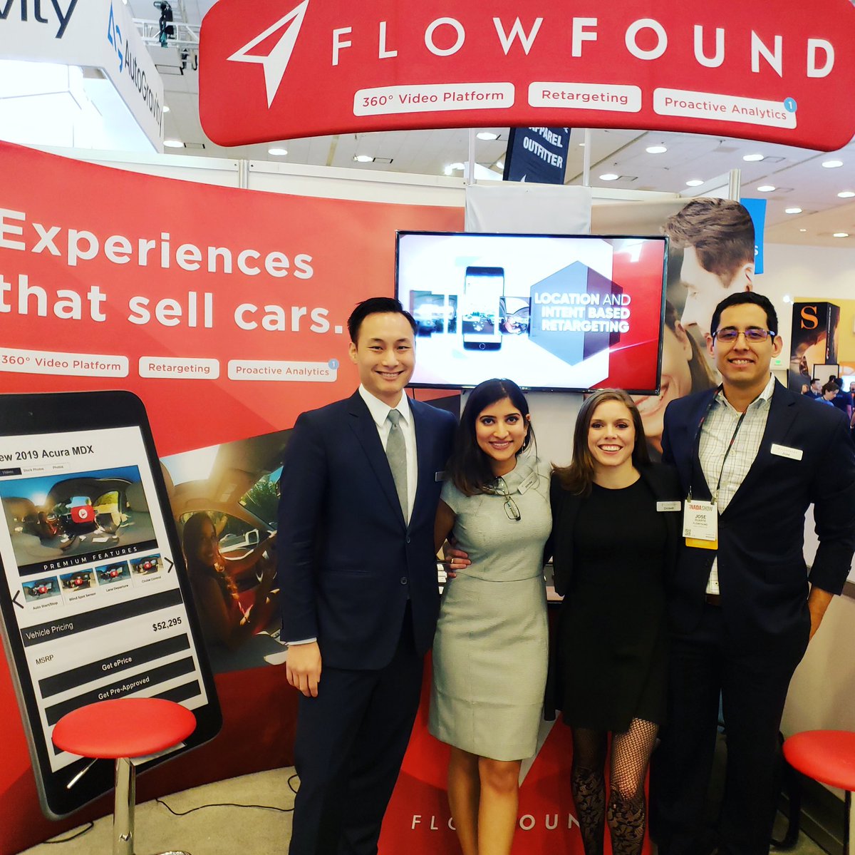 Visit us at booth #7627W at #NADA to see how 360 video experiences are converting car shoppers to buyers! #FlowFound #nadashow #nadashow2019