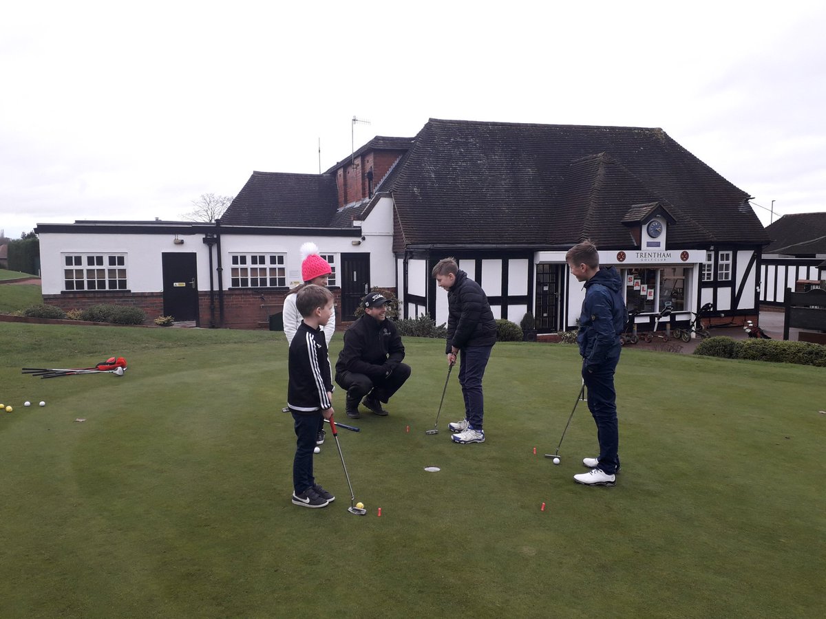 A good turn out for the <a href="/ProShopTrentham/">Trentham Professional Shop</a> <a href="/GolfTrentham/">Trentham Golf Club</a> junior taster day. Well done <a href="/ThePGA/">The PGA</a> Dan Hewitt as always.