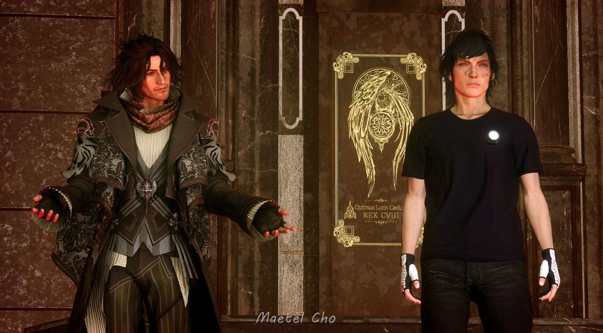 YamiNoMaetel's tweet photo. Ardyn Somnus and Gilgamesh on the road-Ver.2 #FFXVWindowsEdition #ardyn #ardynizunia #Somnus #Gilgamesh #ギルガメッシュ #ffxv #ardynluciscaelum #somnusluciscaelum #GilSom #ソムヌス・ルシス・チェラム #myscreenshots #アーデン #アーデン・イズニア #アーデン・ルシス・チェラム #myedits https://t.co/K4R3HZbvfV