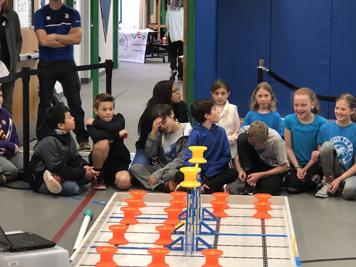 UBE_Kids_Create's tweet photo. First ever @VEXRobotics tournament for @summitk12 !! @UBEHawks is ready to show off our skills. https://t.co/is9SwaTnQt
