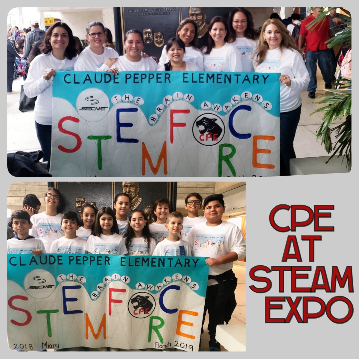 ClaudePepperES's tweet photo. CPE STEM team at the STEAM Expo #2019MDCPSSTEAMExpo #stemforce #thebrainawakens @STEMDesignation @MDCPSSouth @MDCPS https://t.co/JE06Aa3Bpc