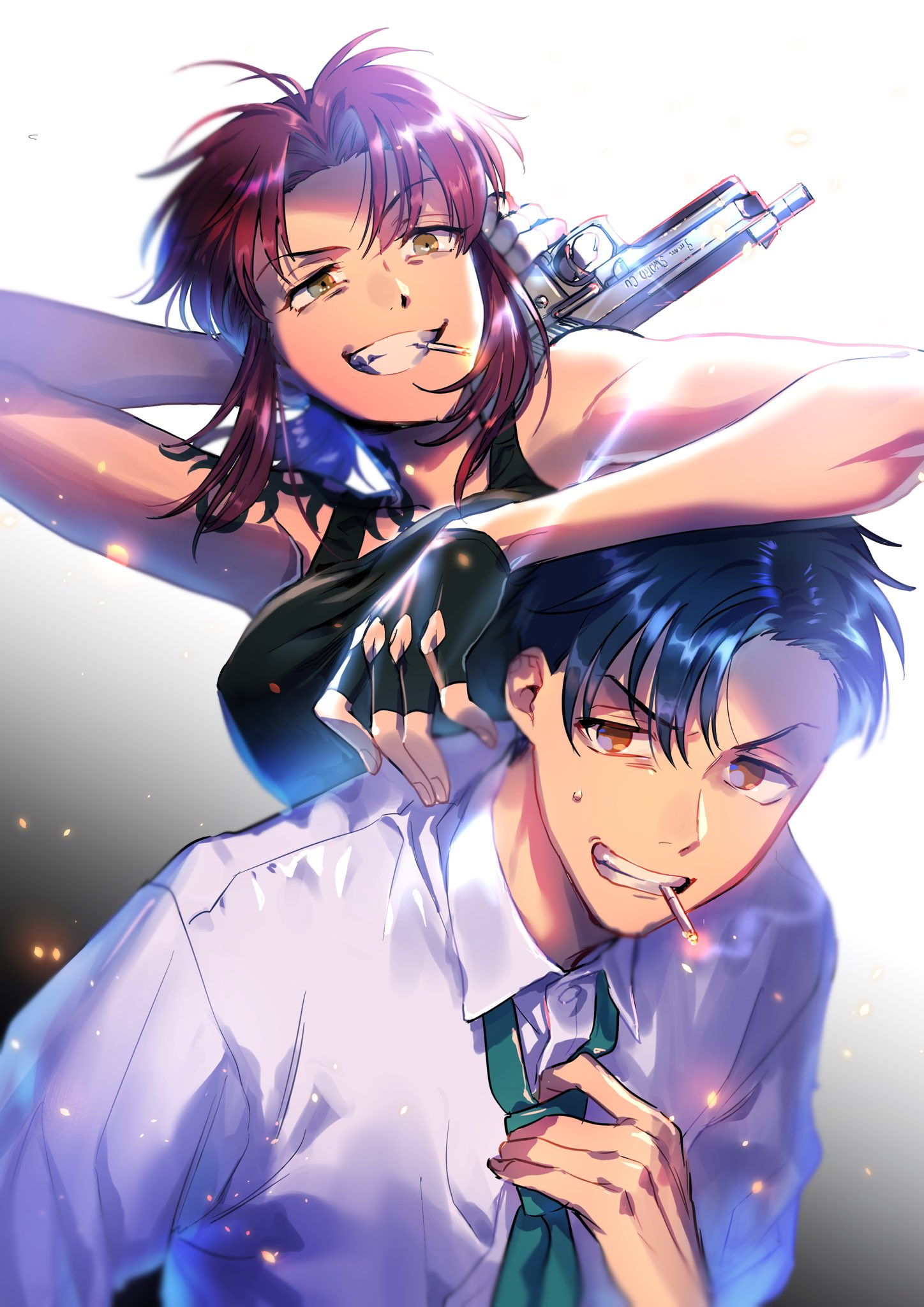 تويتر Bikku على تويتر Black Lagoon ロックとレヴィ T Co Rpwtrg0pc5