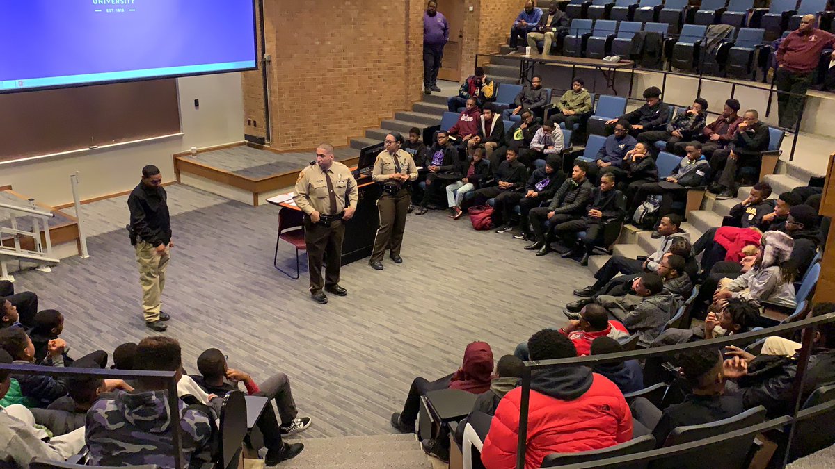 Major community engagement taking place with GOV at St. Louis University at the Male Leadership Conference.