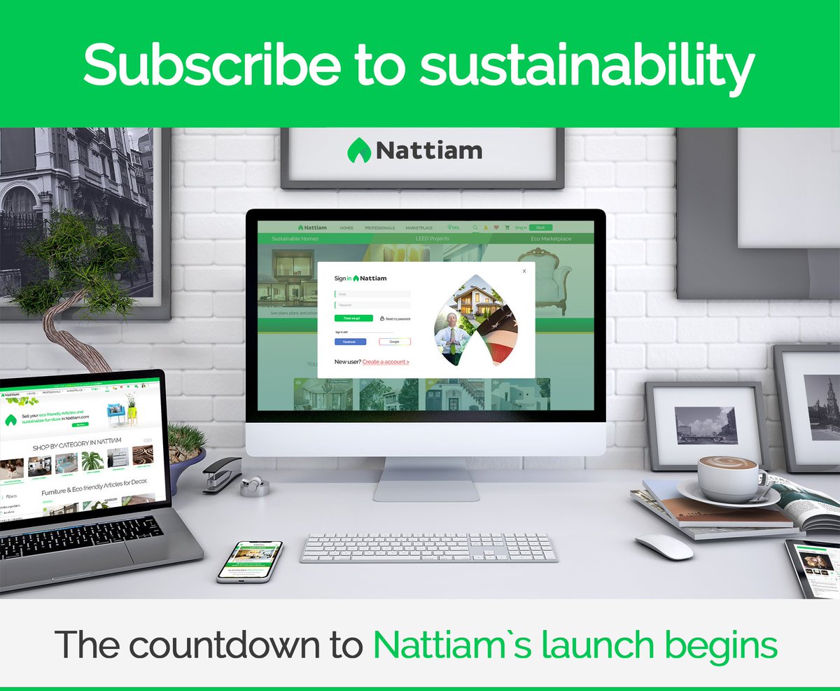 Start a new sustainable stage in your life. Nattiam is the platform created for you.

➡️ beta.nattiam.com

#Nattiam #sustainable #ecofriendly #sustainablehouse #ecofriendlyfurniture #sustainability #ecofriendlydecor