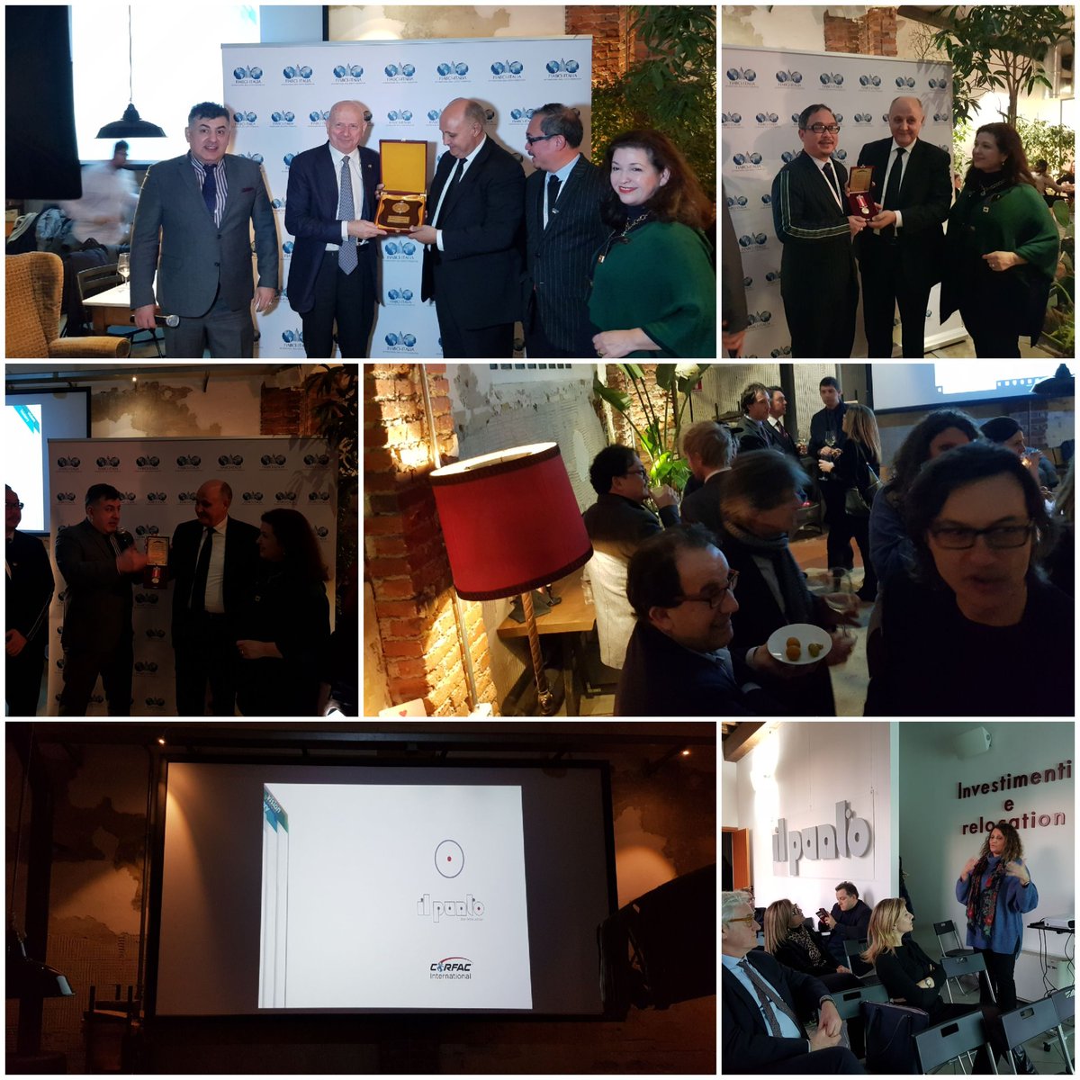 fiabci_italia's tweet photo. #InternationalTradeMeeting #FIABCI dinner at #FuoriMano sponsored by #ILPUNTO #CORFAC #LEXCC 

Thank you Mr. Fahmi Chaabane President Chambre Syndicale Nationale des promoteurs immobiliers de Tunisie , CEO immobiliere CHAABANE and CEO immobiliere https://t.co/txNJBNKpA2