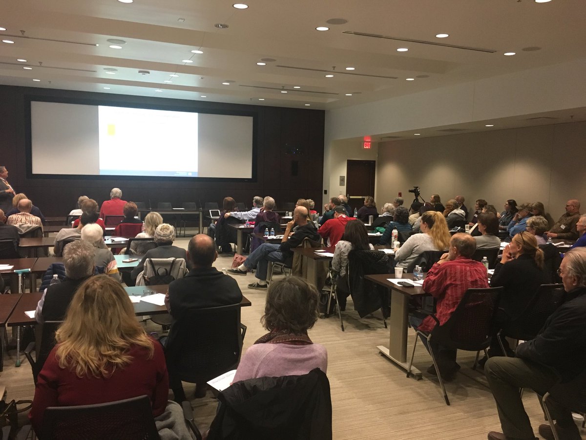 Packed room at Annual UT Southwestern Pancreas Cancer Patient Summit. Reaching out to our community to improve outcomes. #UTSWPanCan #utswSurgOnc