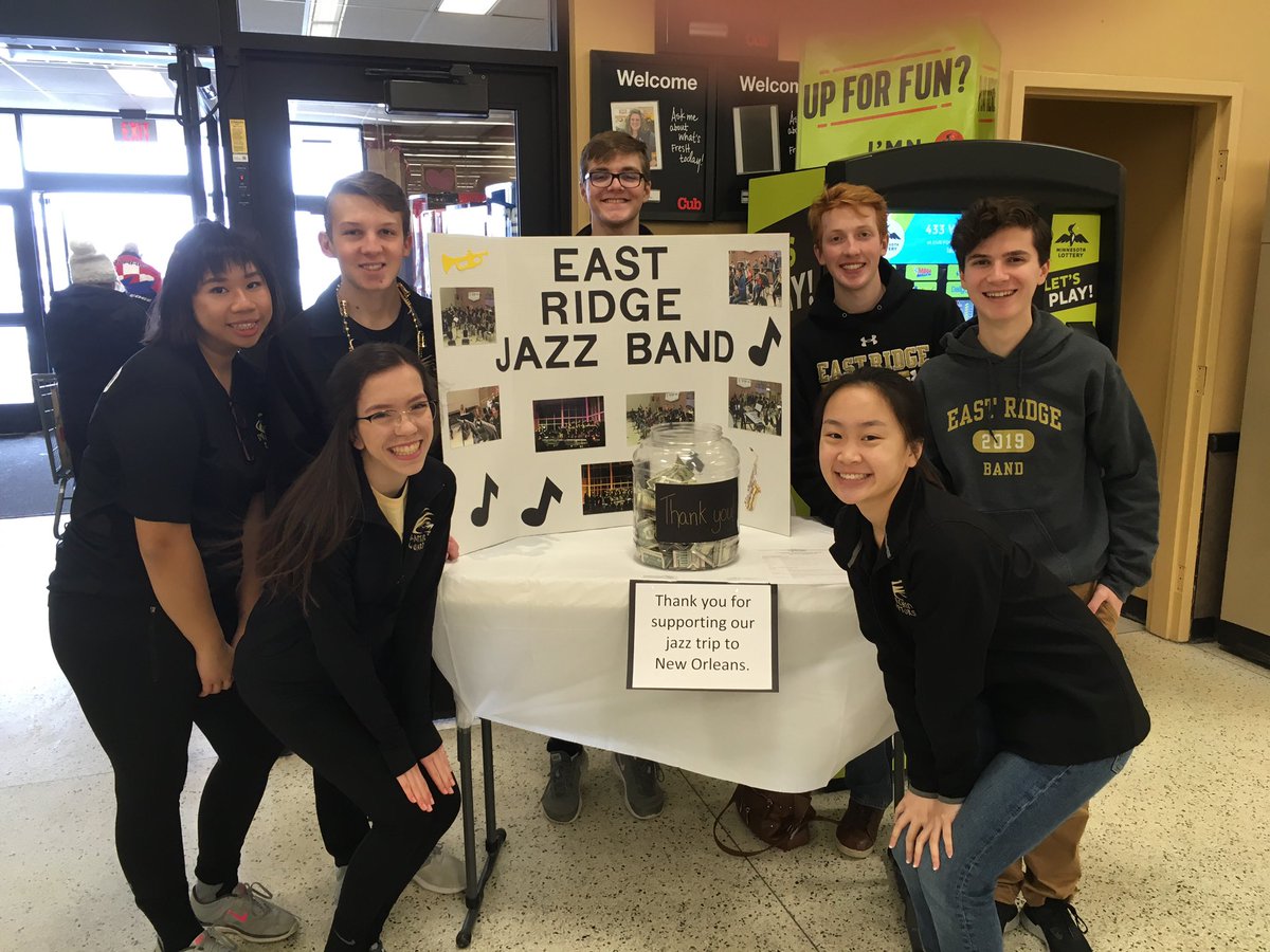 East Ridge Band On Twitter The Jazz Band Is Bagging Groceries At